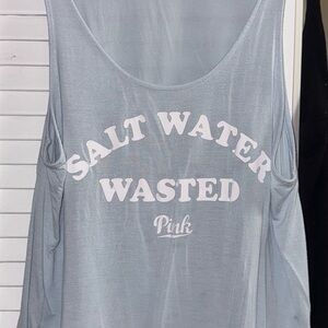 PINK Salt Water Wasted Tank Top